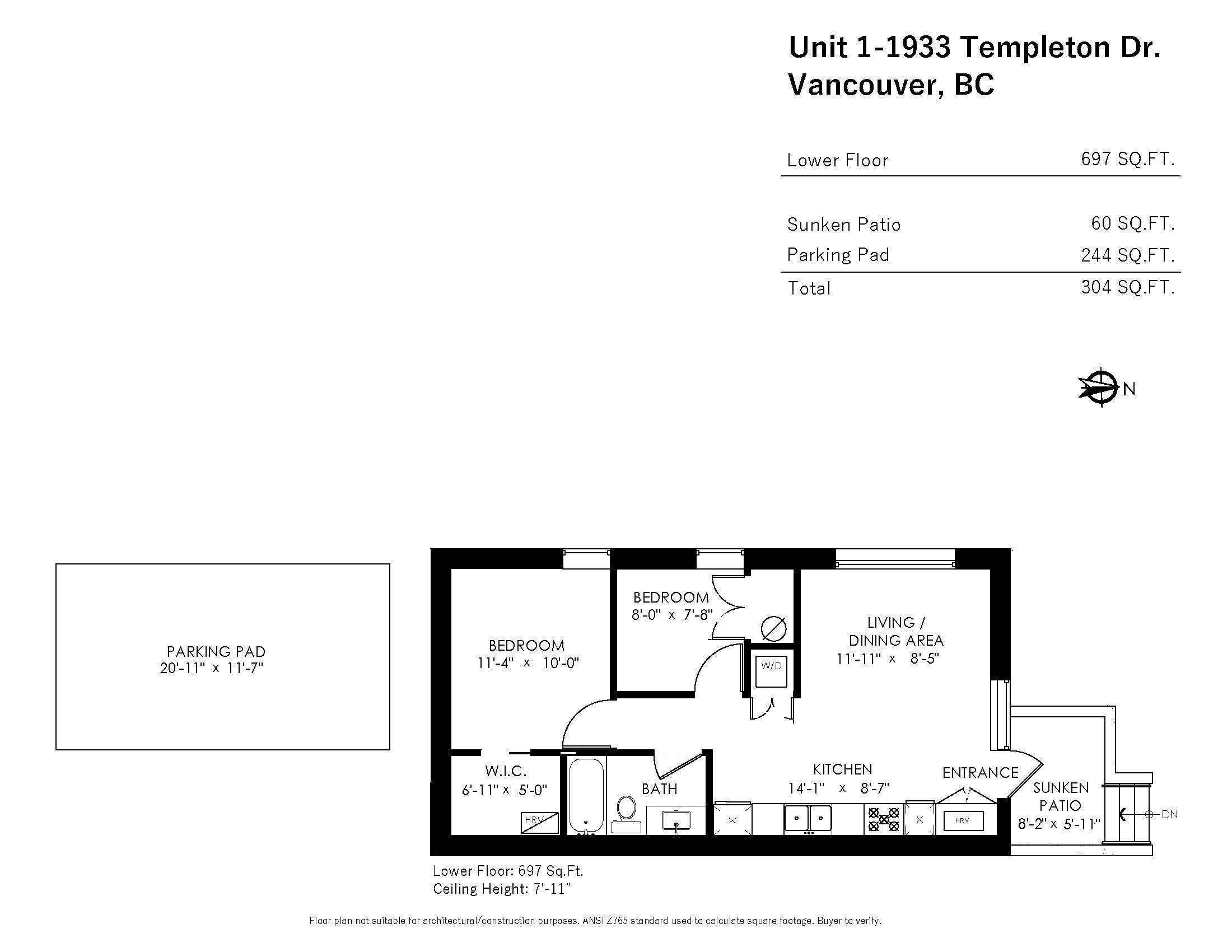 1 1937 Templeton Drive Vancouver, BC - 2